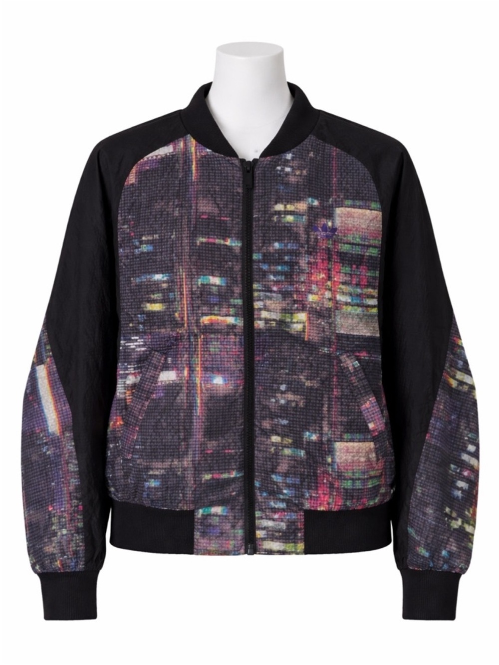 Size M (Tagged XS) Adidas Women’s Originals AOP Graphic Bomber Jacket Streetwear